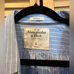 Abercrombie & Fitch Shirt Button down Muscle Men’s Large